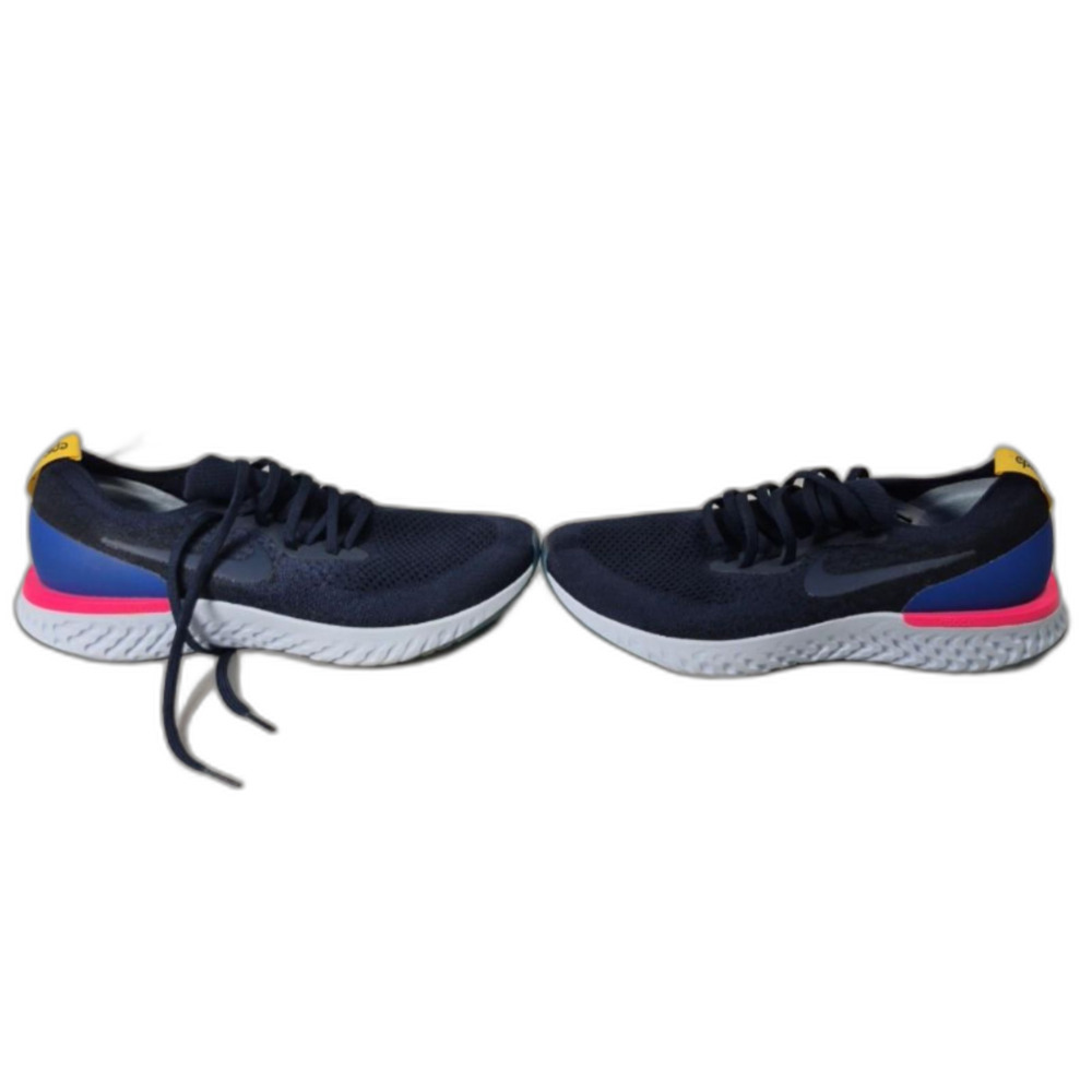 Nike Epic React Flyknit College Navy Running Shoes Men's Size US 10 - Picture 2 of 8